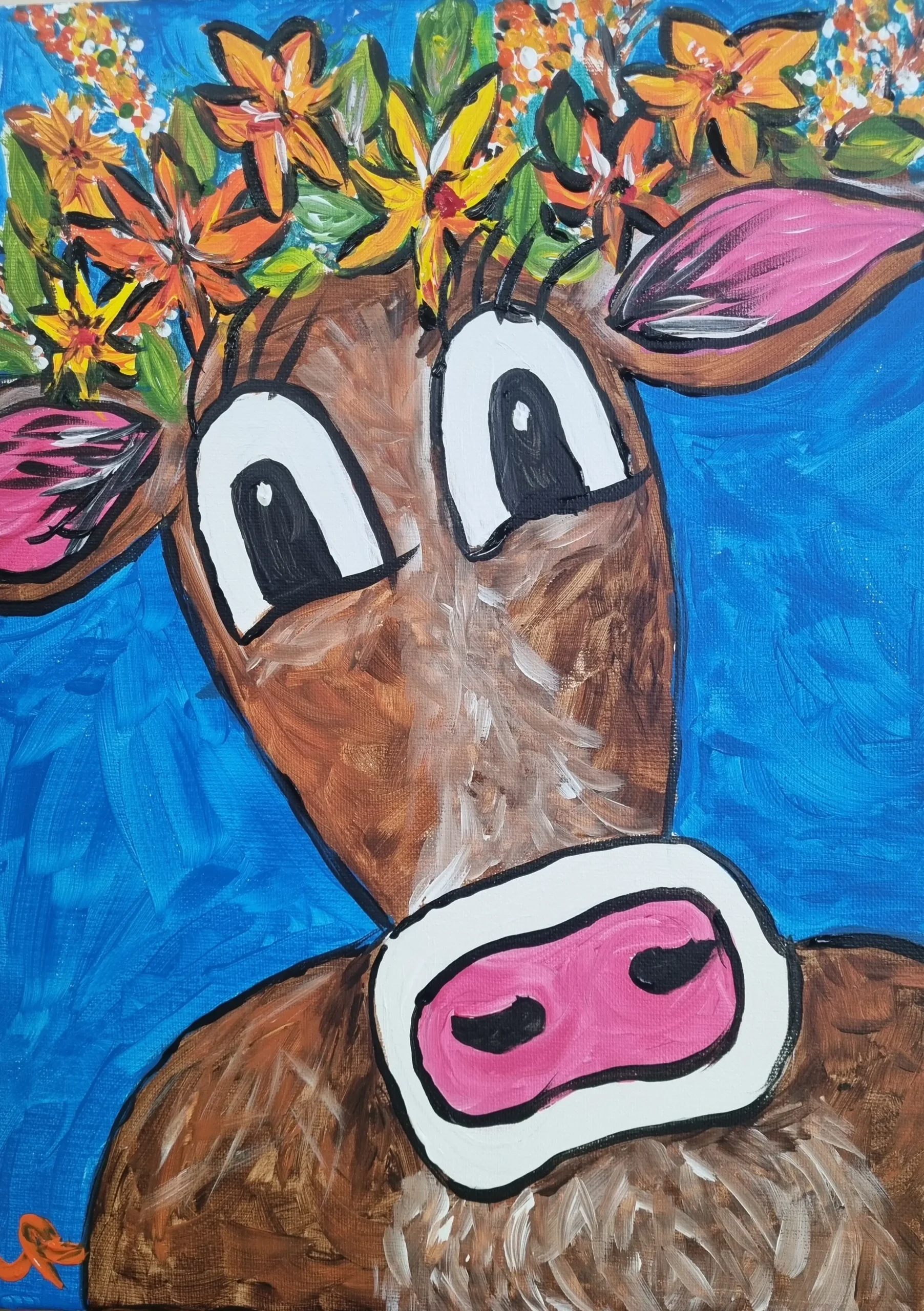 Paint and Sip – Classy Cows